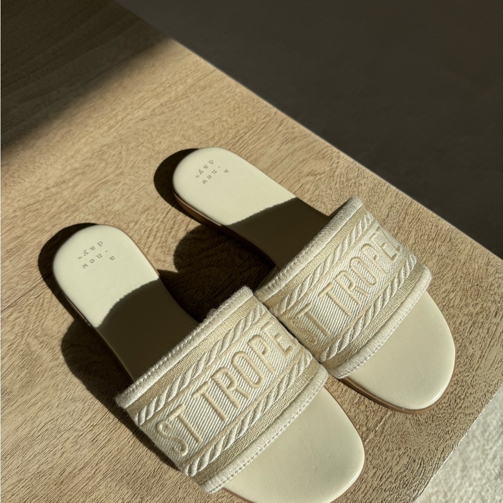 A New Day Cream Sandals